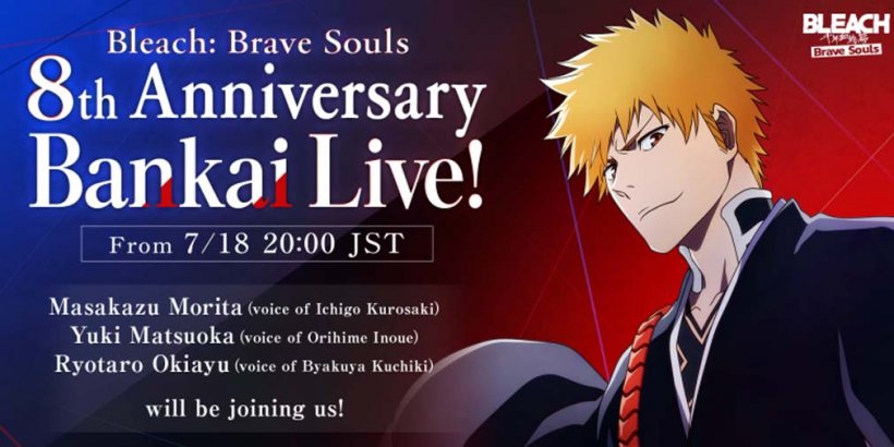 Bleach: Brave Souls celebrates 8 years of service with special livestream, free summons and more